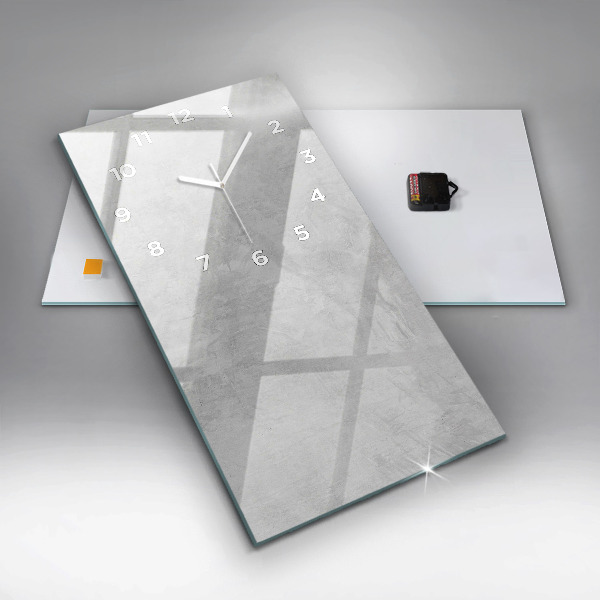 Zegar ścienny pionowy Kamienna ściana