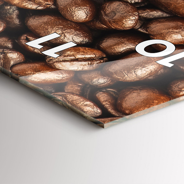 Zegar ścienny pionowy Ziarenka kawy