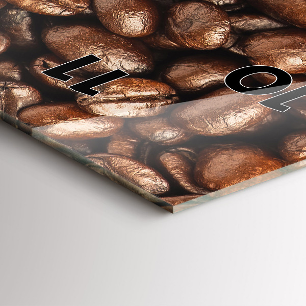 Zegar ścienny pionowy Ziarenka kawy