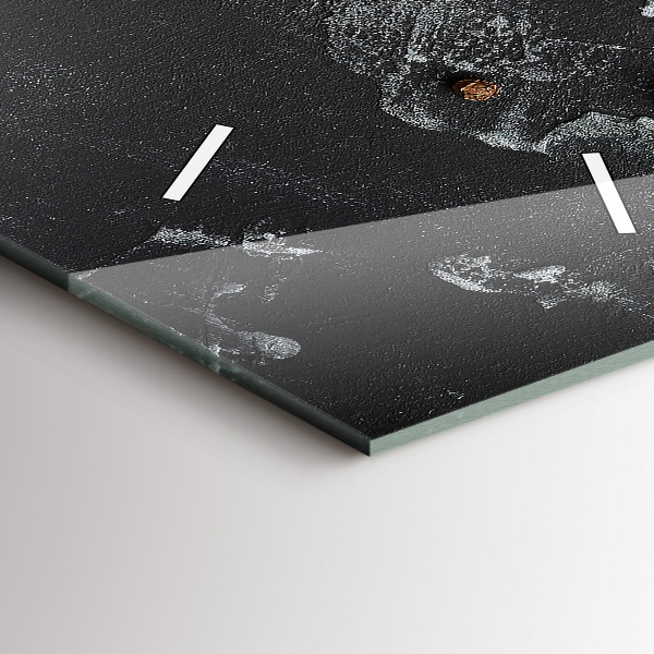 Zegar ścienny pionowy Przyprawy na blacie