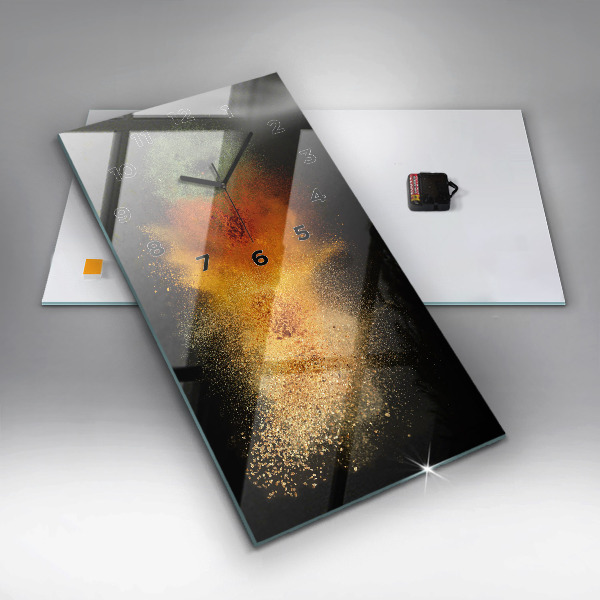 Zegar ścienny pionowy Rozsypane przyprawy