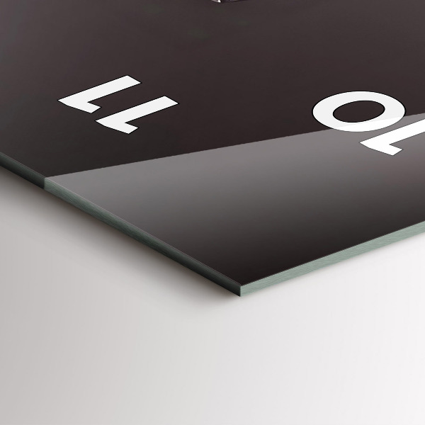 Zegar ścienny pionowy Lampka czerwonego wina