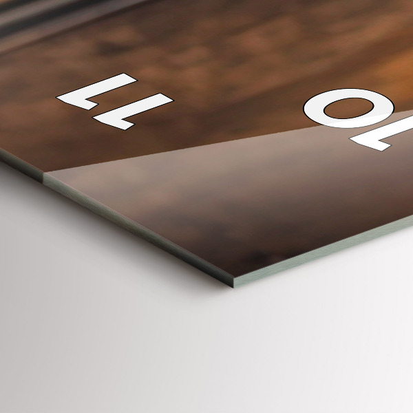 Zegar ścienny pionowy Kubek kawy