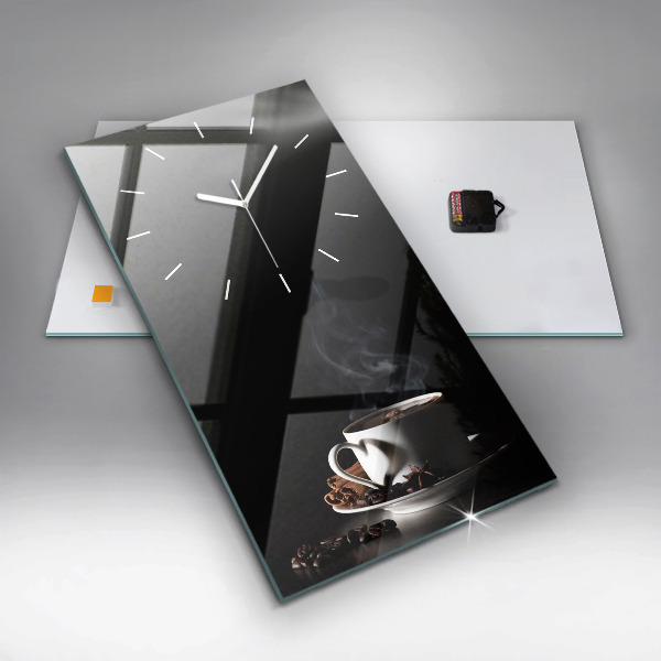 Zegar ścienny pionowy Filiżanka kawy