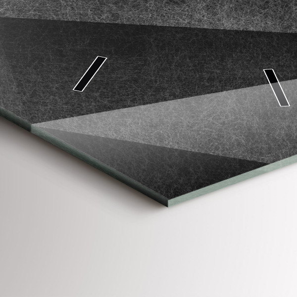 Zegar ścienny pionowy Abstrakcja geometryczna