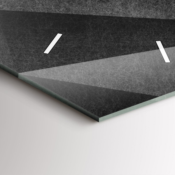 Zegar ścienny pionowy Abstrakcja geometryczna