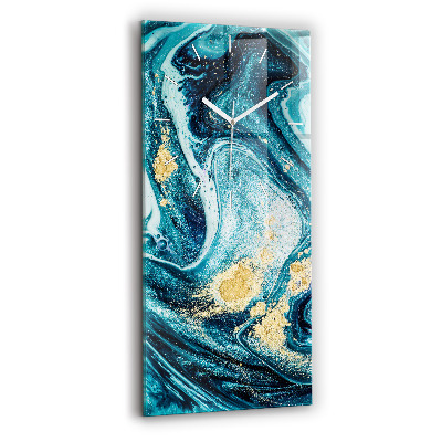 Zegar ścienny pionowy Abstrakcyjny marmur