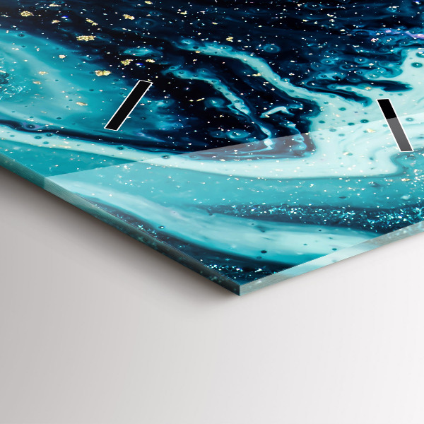 Zegar ścienny pionowy Abstrakcyjny marmur