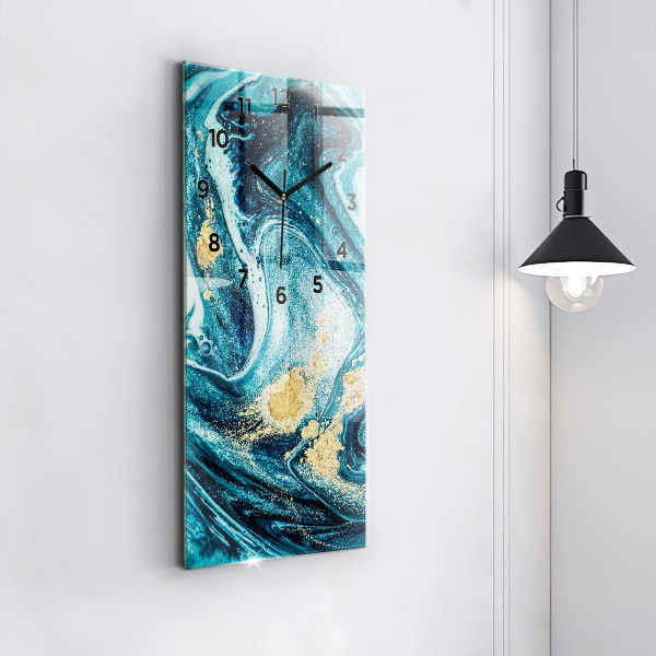 Zegar ścienny pionowy Abstrakcyjny marmur