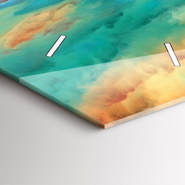 Zegar ścienny pionowy Abstrakcyjny pejzaż