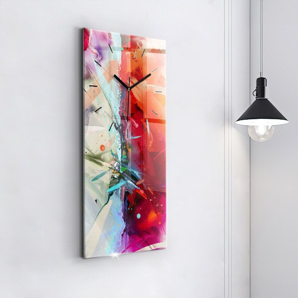 Zegar ścienny pionowy Rzędy przypraw