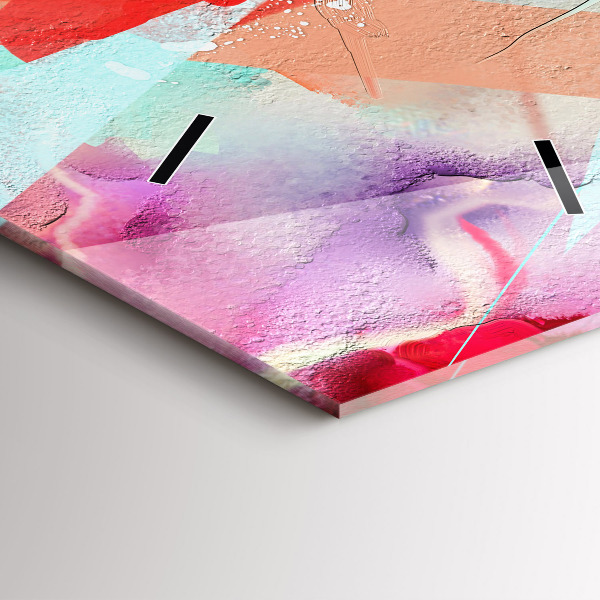 Zegar ścienny pionowy Rzędy przypraw