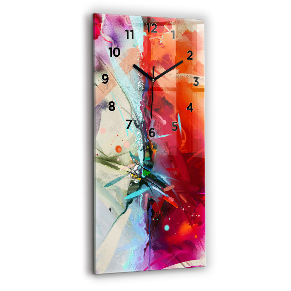 Zegar ścienny pionowy Rzędy przypraw