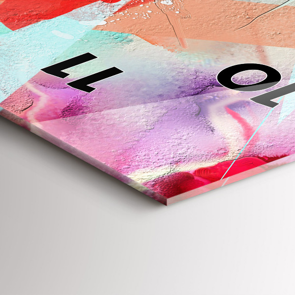 Zegar ścienny pionowy Rzędy przypraw