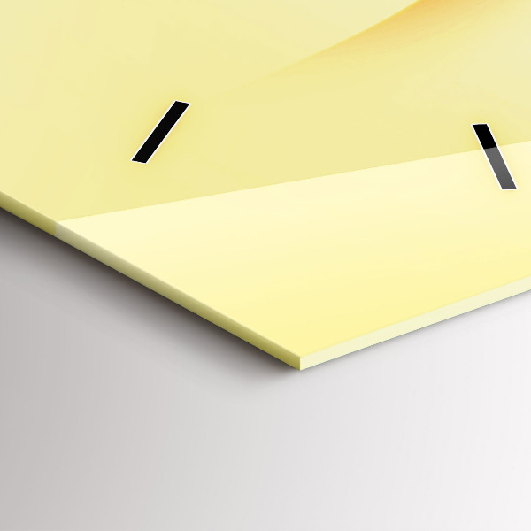 Zegar szklany pionowy Abstrakcja fale