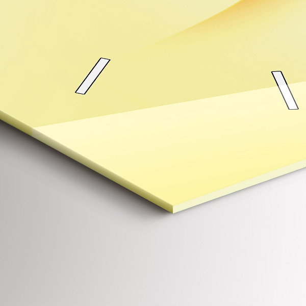 Zegar szklany pionowy Abstrakcja fale