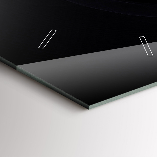 Zegar ścienny pionowy Fioletowa abstrakcja