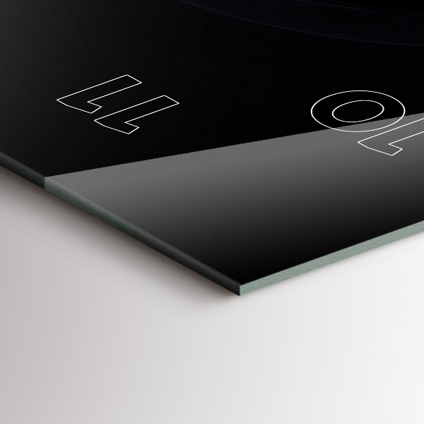 Zegar ścienny pionowy Fioletowa abstrakcja