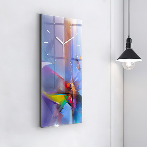 Zegar szklany pionowy Pejzaż morski