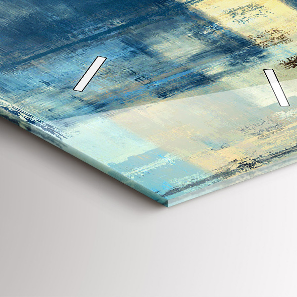 Zegar szklany pionowy Kolorowe tło – abstrakcja