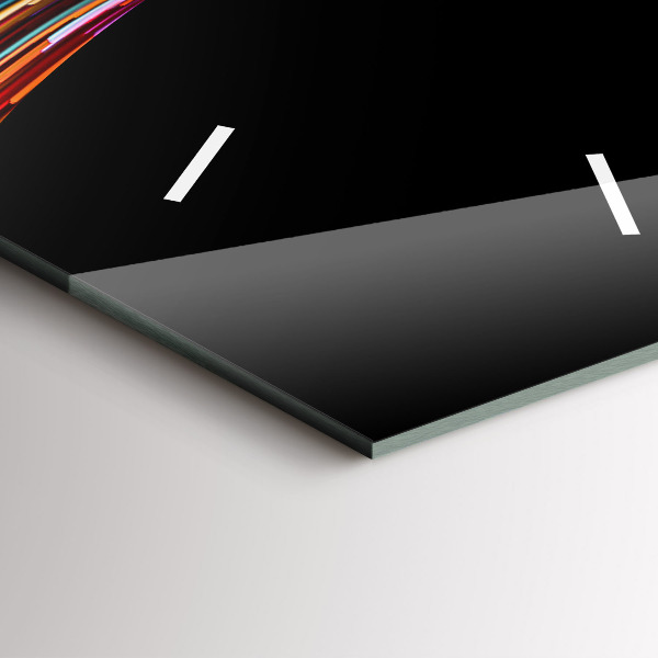 Zegar szklany pionowy Emocjonalna sztuka