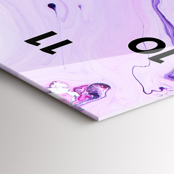 Zegar ścienny pionowy Kolorowe tło