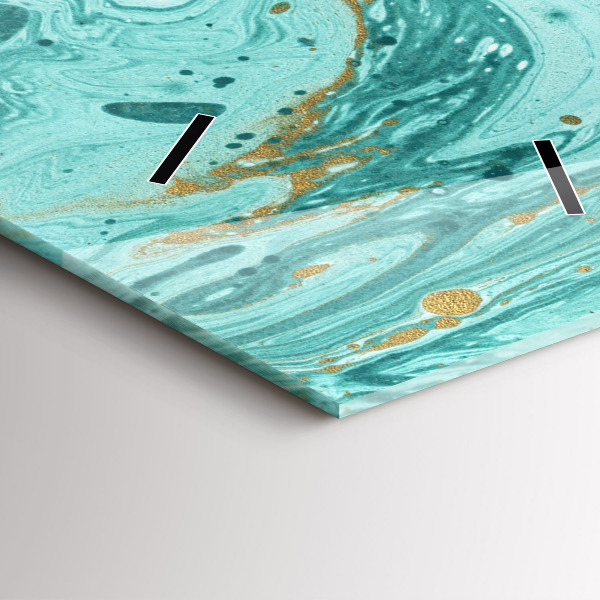 Zegar ścienny pionowy Tekstura marmuru