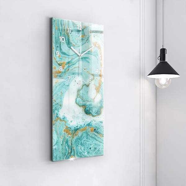 Zegar ścienny pionowy Tekstura marmuru