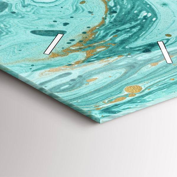 Zegar ścienny pionowy Tekstura marmuru