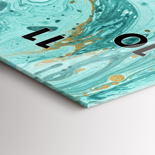 Zegar ścienny pionowy Tekstura marmuru