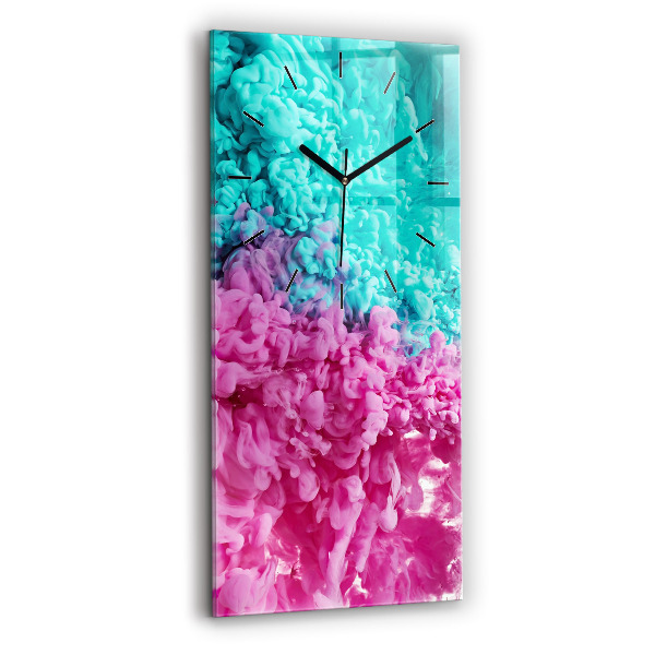 Zegar ścienny pionowy Sztuka nowoczesna – plamy