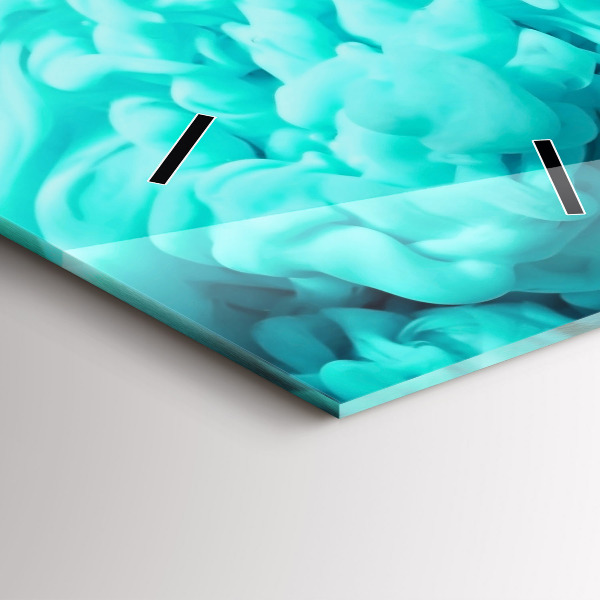 Zegar ścienny pionowy Sztuka nowoczesna – plamy