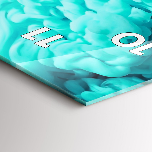 Zegar ścienny pionowy Sztuka nowoczesna – plamy