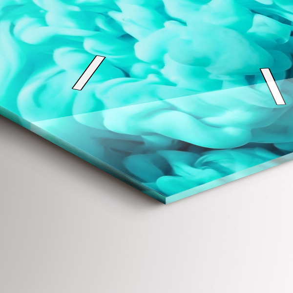 Zegar ścienny pionowy Sztuka nowoczesna – plamy