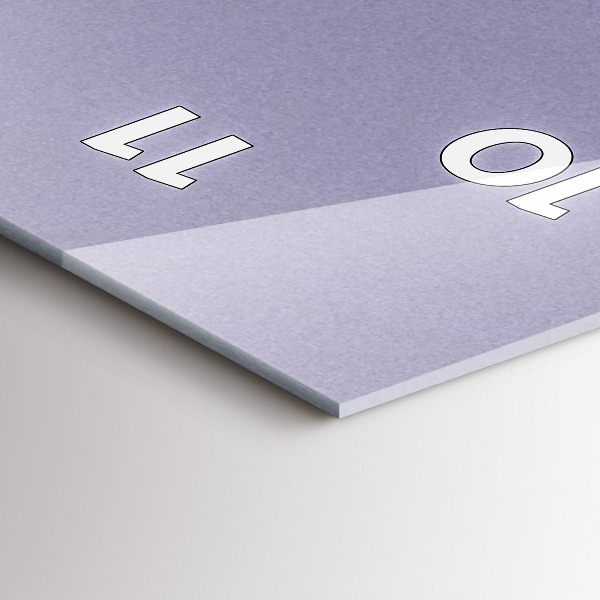 Zegar szklany pionowy Abstrakcja słońce