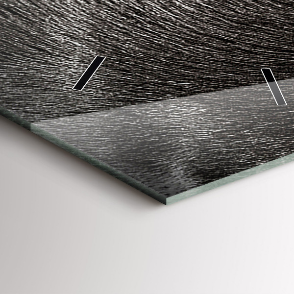 Zegar szklany pionowy Pies i kot szkocki