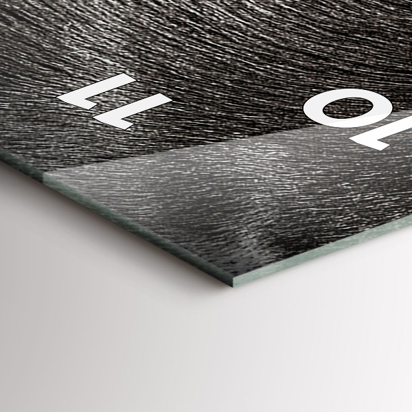 Zegar szklany pionowy Pies i kot szkocki