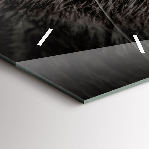 Zegar szklany pionowy Pies i kot szkocki