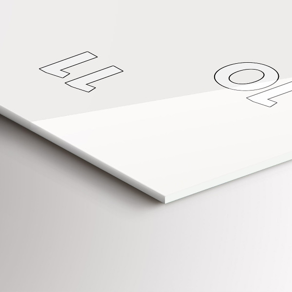 Zegar ścienny pionowy Fazy księżyca i oko