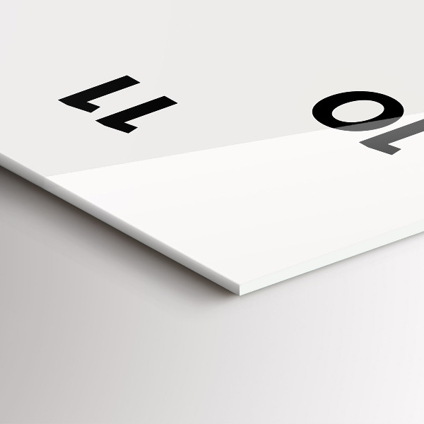 Zegar ścienny pionowy Fazy księżyca i oko