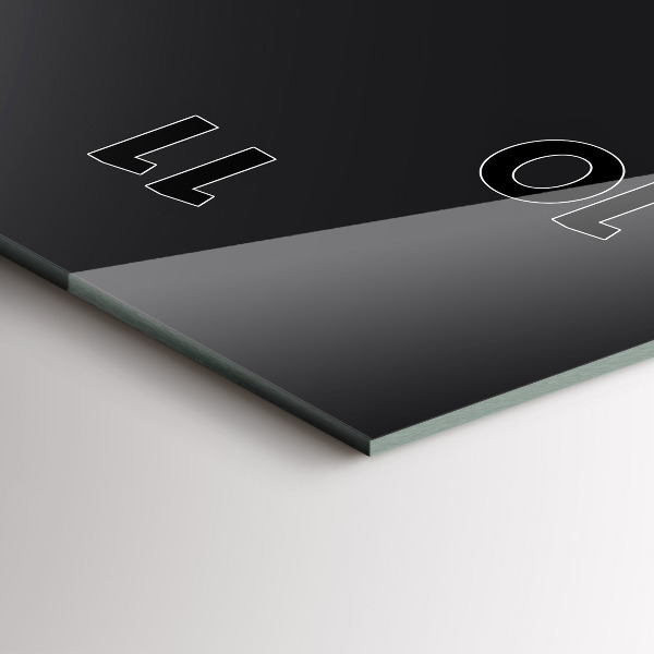 Zegar ścienny pionowy Fazy księżyca i owad