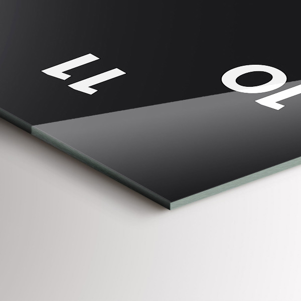 Zegar ścienny pionowy Fazy księżyca i klepsydra