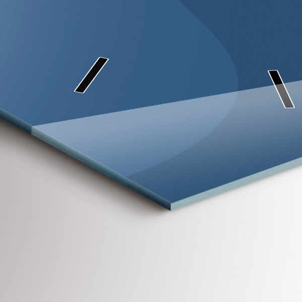 Zegar ścienny pionowy Niebieskie fale