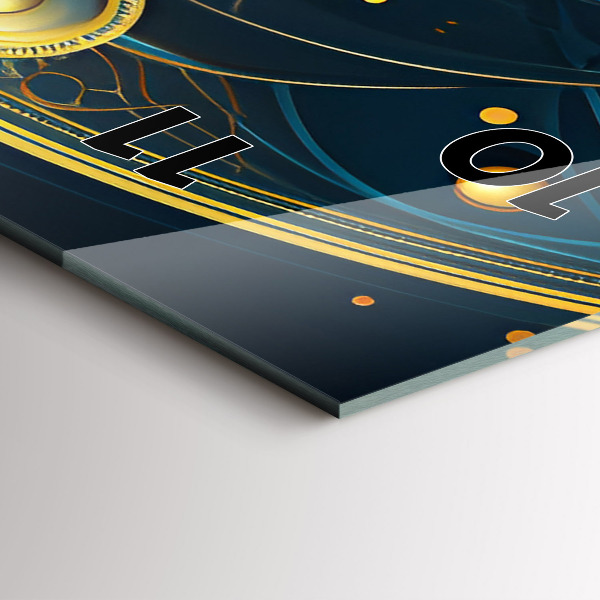 Zegar ścienny pionowy Zegar horoskopowy