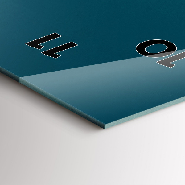 Zegar ścienny pionowy Zachód słońca w górach