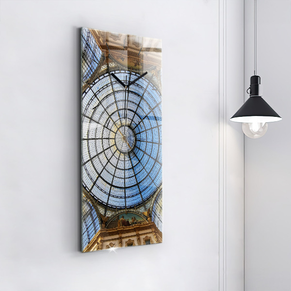 Zegar ścienny pionowy Galeria handlowa w Mediolanie