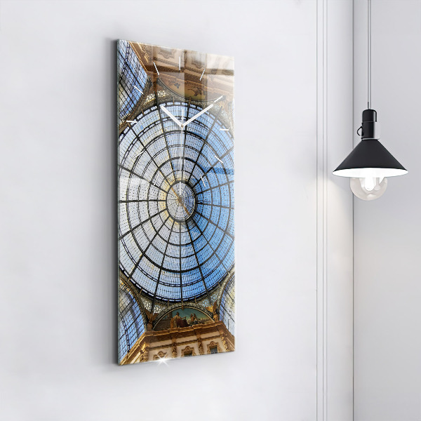 Zegar ścienny pionowy Galeria handlowa w Mediolanie