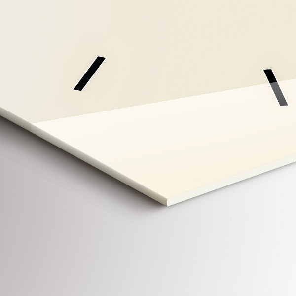 Zegar szklany pionowy Abstrakcja jeleń