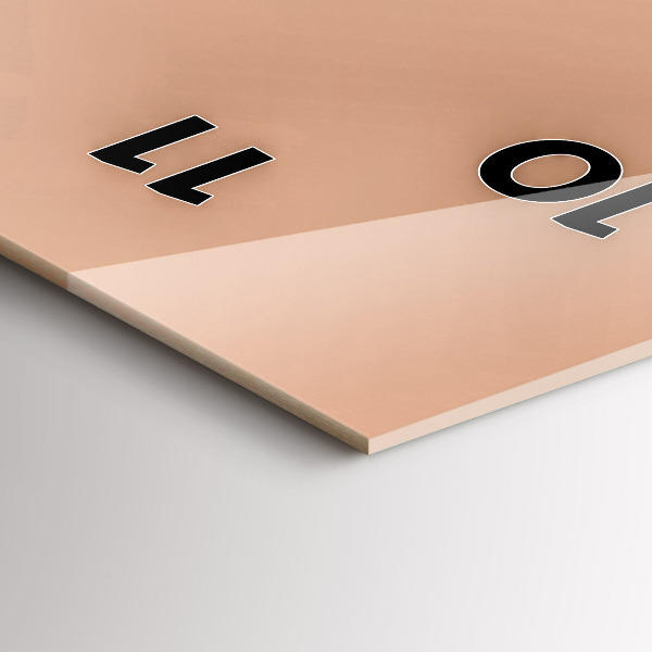 Zegar szklany pionowy Ilustracja flaminga