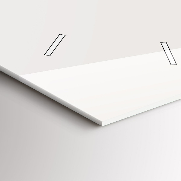 Zegar szklany pionowy malowany portret tygrysa